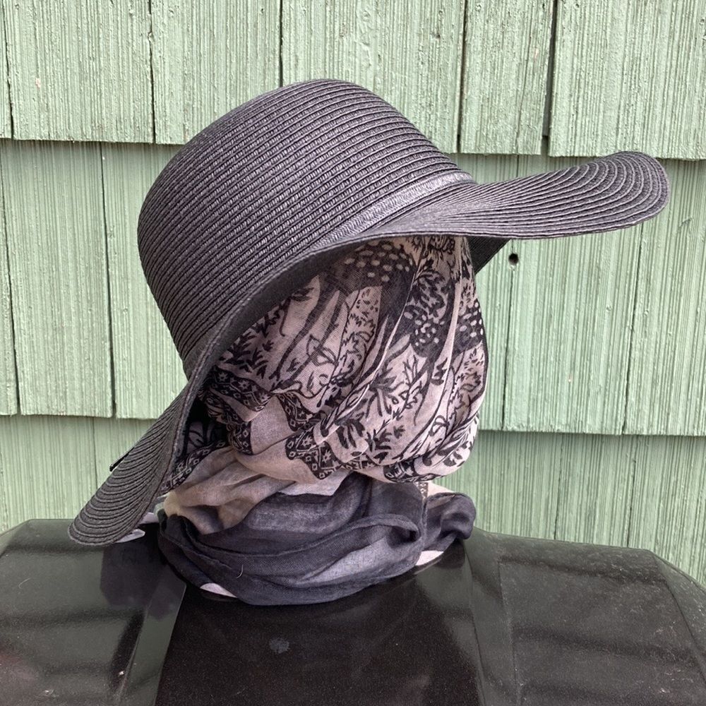 Women's Stripe Floppy Beach Summer Vacation Hat